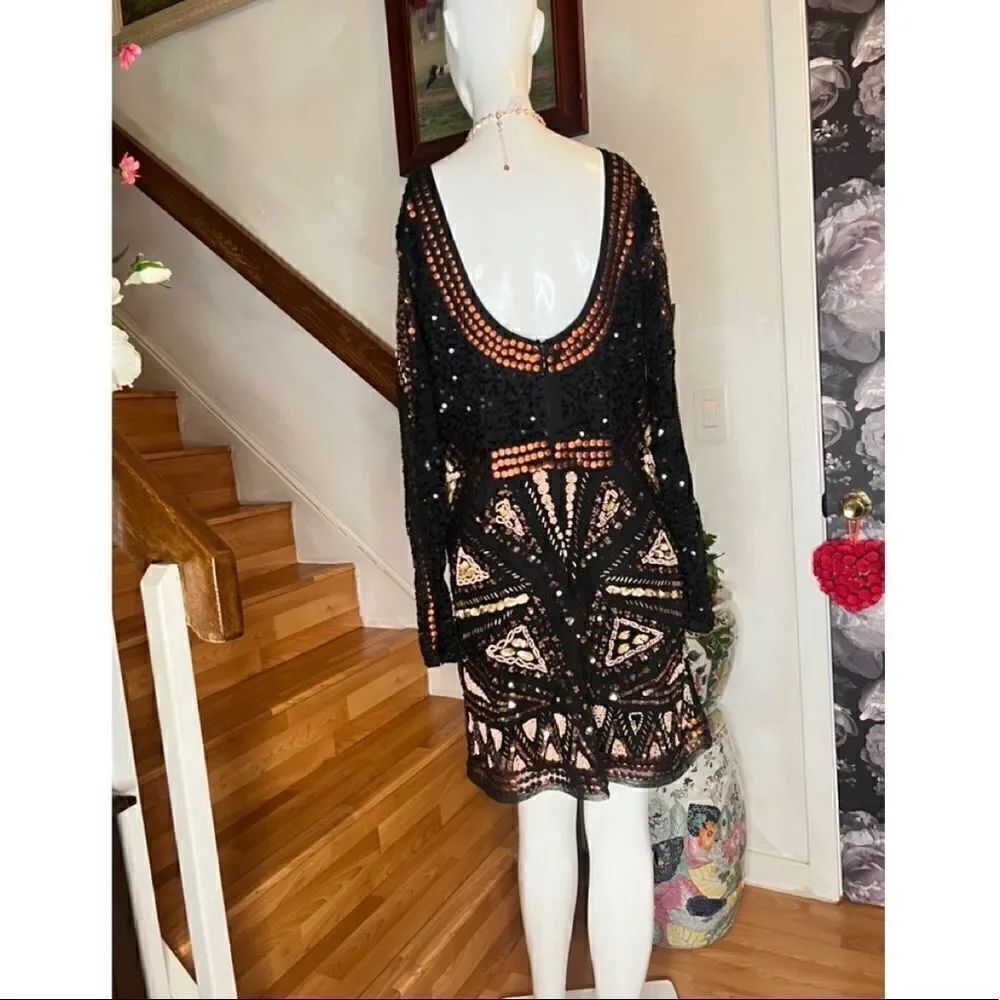 Let Me Be Beaded Mini Dress - Picture 10 of 10
